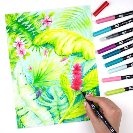 Tombow Tropical Palette Dual Brush Pens